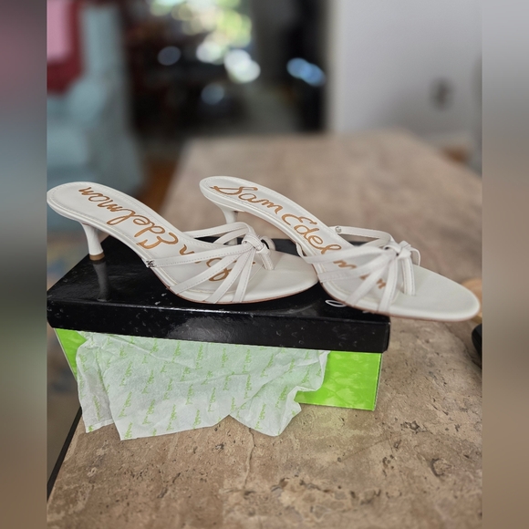Sam Edelman White Strappy Sandals - Picture 3 of 4